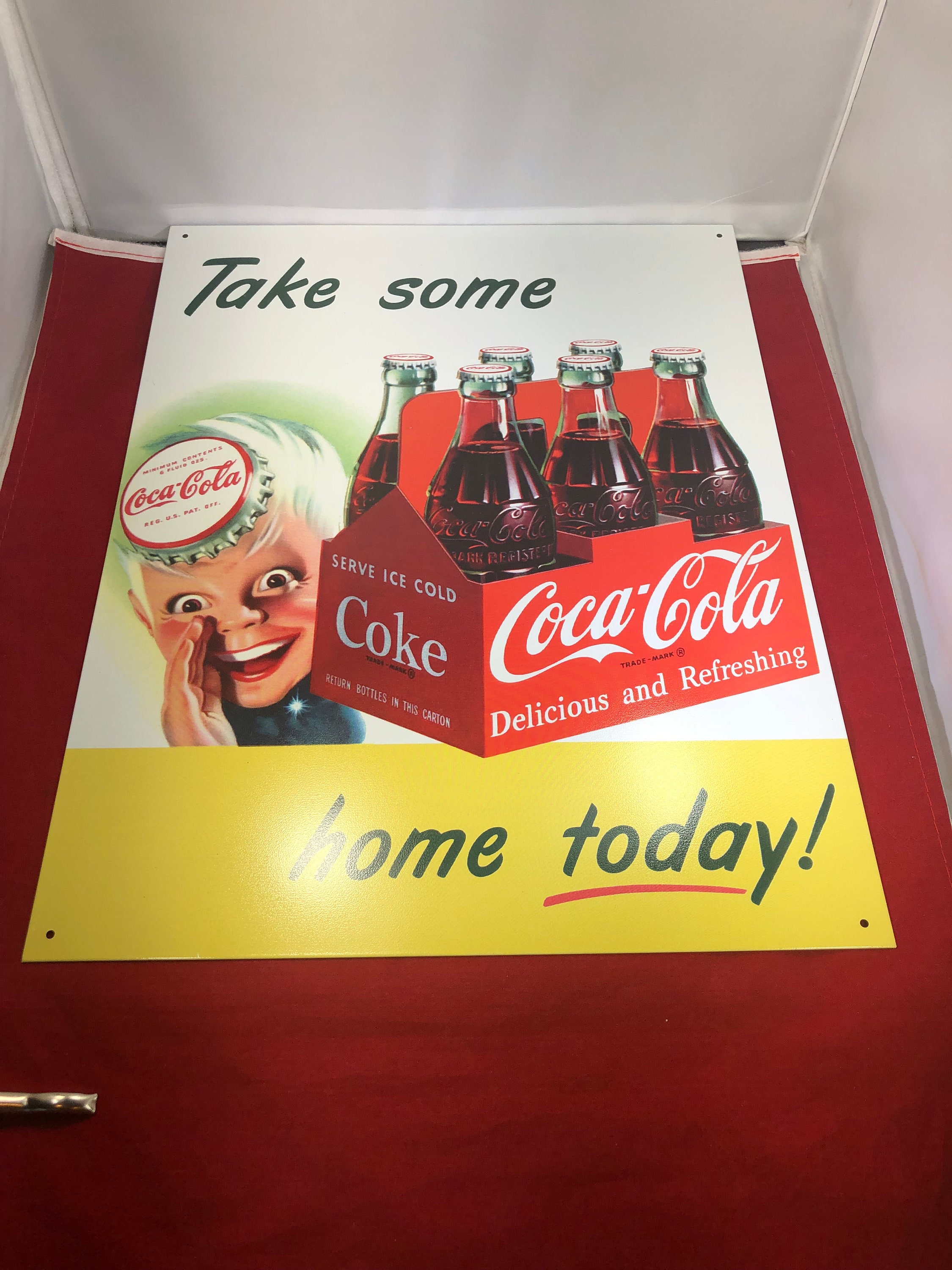 アメリカ ヴィンテージ コカコーラ・アメリカフラッグ トレー 3点 アメリカ ヴィンテージ コカコーラ・アメリカフラッグ トレー 3点