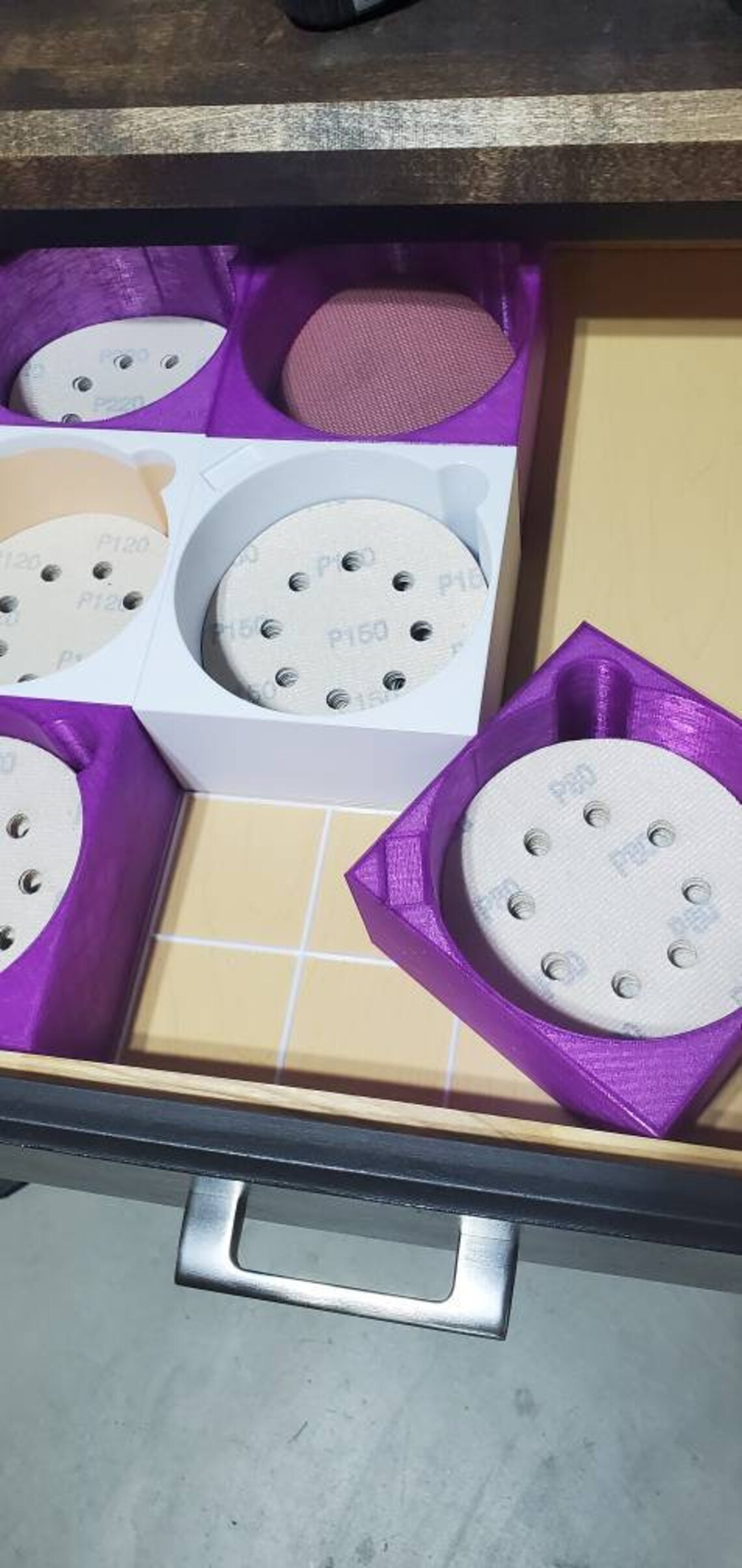 5 Sanding Disc Organizer STL ONLY Etsy