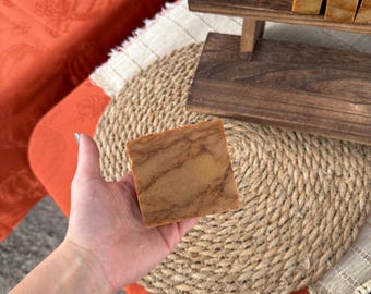 Pumpkin crunch handmade soap