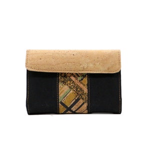 Monedero de corcho "MARINA small" - #kork #geldbörse #korkgeldtasche #portemonnaie #holz #wood #cork #vegan