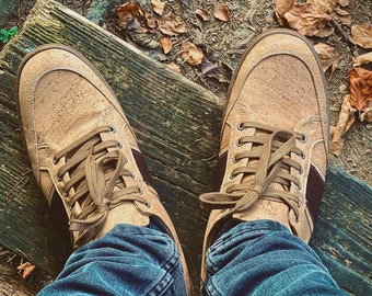 Kork Sneaker "RAFAEL"  - #cork #schoes #kork #sneaker #vegan #nachhaltig #umweltfreundlich #Natur #nature #wood