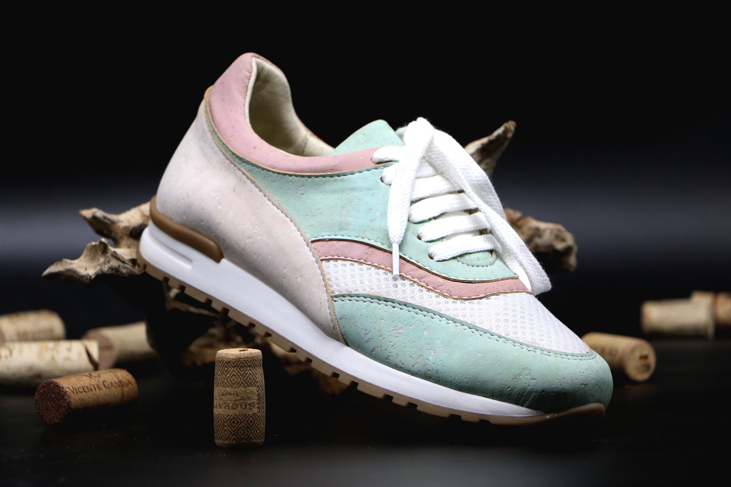 Zapatilla de corcho "STELLAR" - #corcho #zapatillas #corcho #zapatilla #vegano #sostenible #ecológico #naturaleza #madera