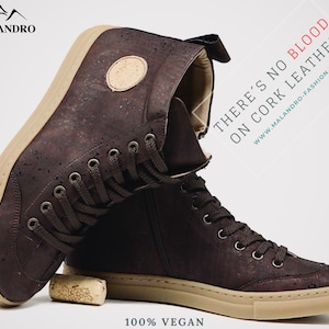 Kork Hightop Sneaker 'PELÈ'  - robust, wasserfest & stylish