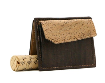 Magic Wallet "BARI" - #cork #purse #wallet #cardholder #wood #cork #vegan #clip #wallet #magic flap