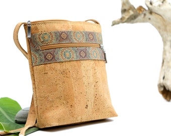 Cork shoulder bag "LUCY" - #cork #handbag #cork #handbag #vegan #sustainable #shoulder #bag #nature #nature #wood