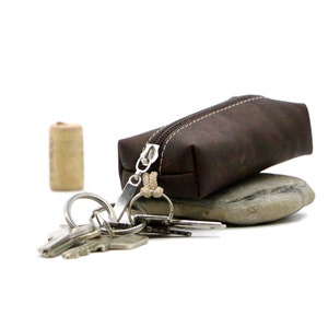 Cork key case "DORO dark" - cork key pouch / vegan / sustainable