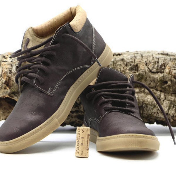 Cork shoes "NANDO" - #cork #schoes #cork #sneaker #vegan #sustainable # #nature #nature #wood