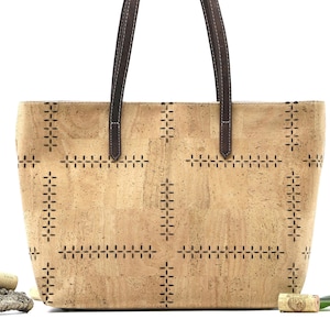 Bolso de corcho "PACE" - #bolso de corcho #vegano #sostenible #bolso de hombro #nature #nature #wood #kork #austria