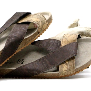 Kork Sandalen &quot;MAX&quot;  - #cork #schoes #kork #flipflop #zehentrenner #nachhaltig #umweltfreundlich #Natur #nature #wood
