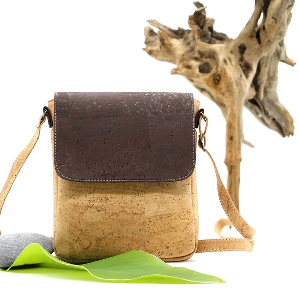 Cork handbag "JOZE" - #cork #handbag #kork #handtasche #vegan #nachhaltig #shoulder #bag #nature #wood #environmentallyfriendly #sustainable