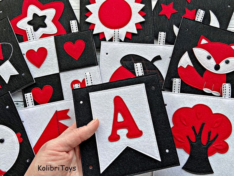 Libro nero bianco nero tranquillo per neonati regalo per | Etsy