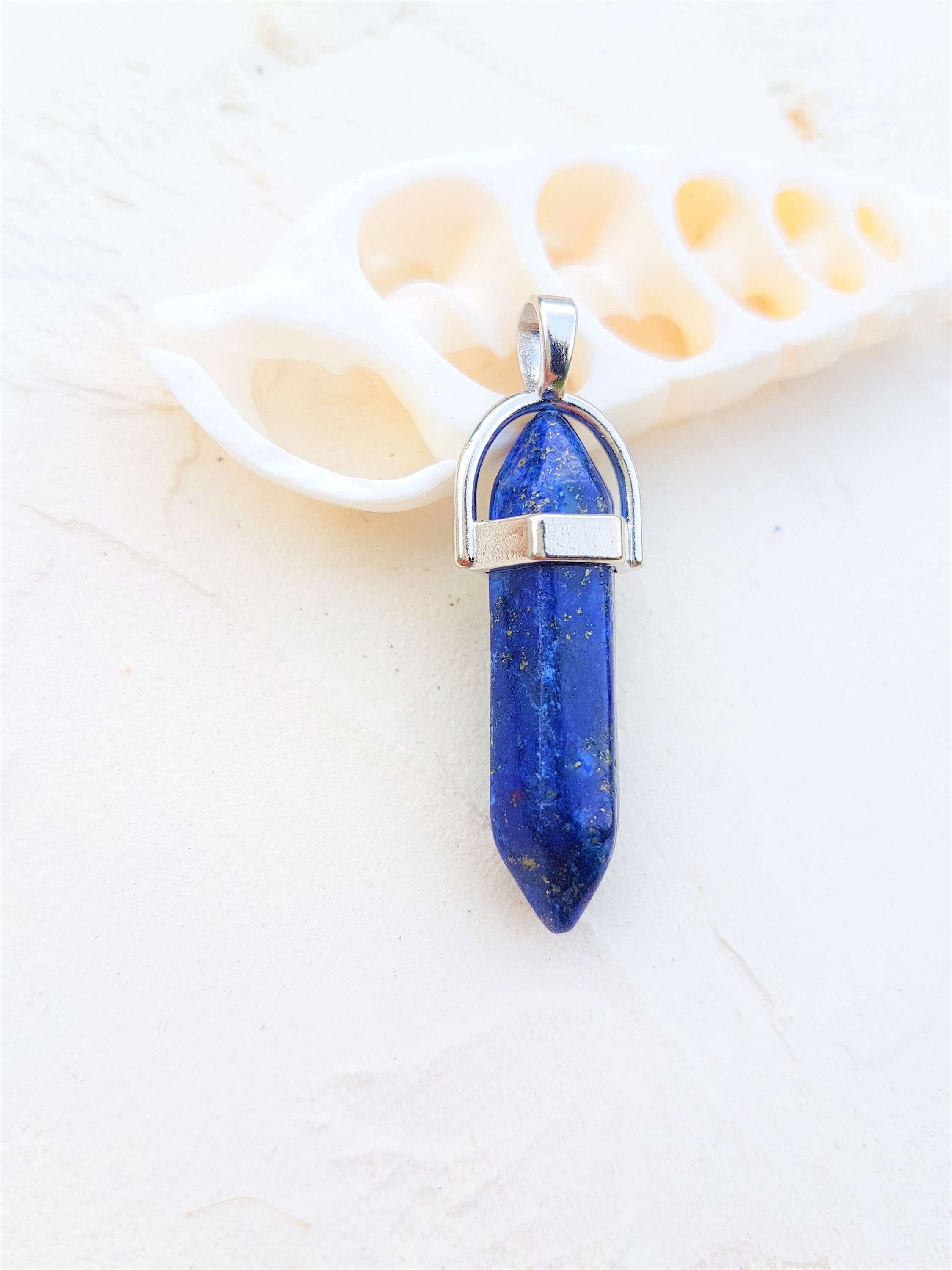Lapis Lazuli Pendant Natural Stone Pendant Mala Stone | Etsy