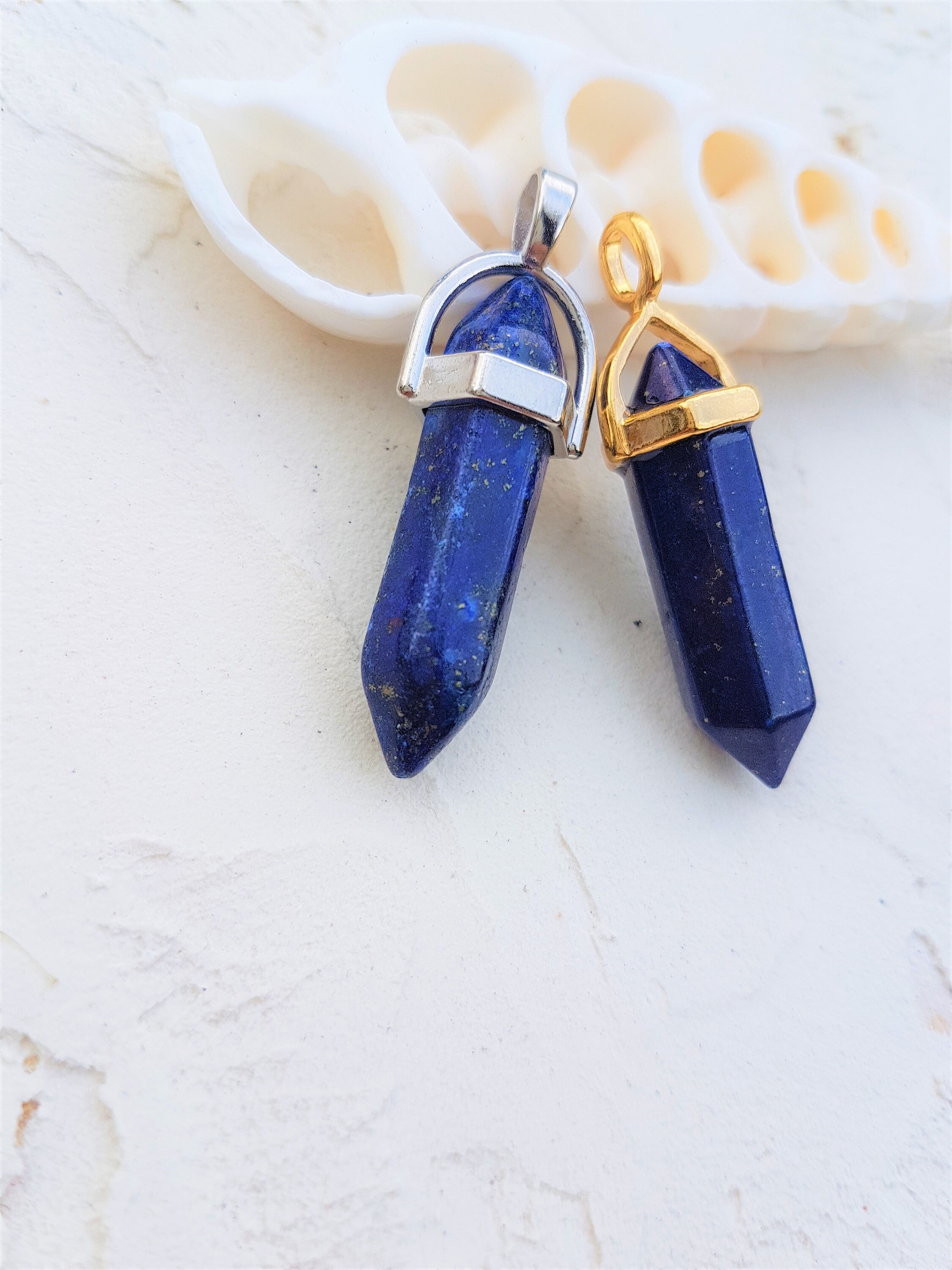 Lapis Lazuli Pendant Natural Stone Pendant Mala Stone | Etsy