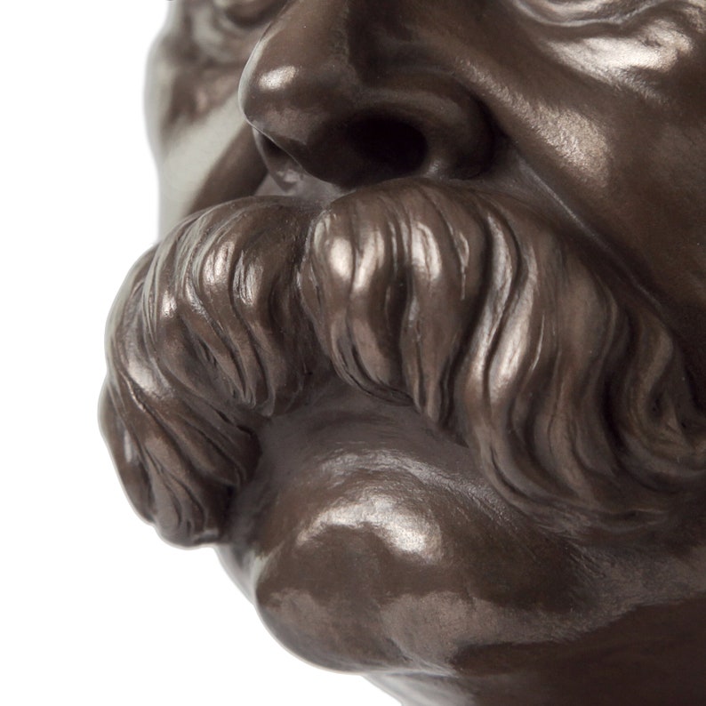 Friedrich Nietzsche Sculpture / Bust Philosopher gift, bookshelf, desk, office image 2
