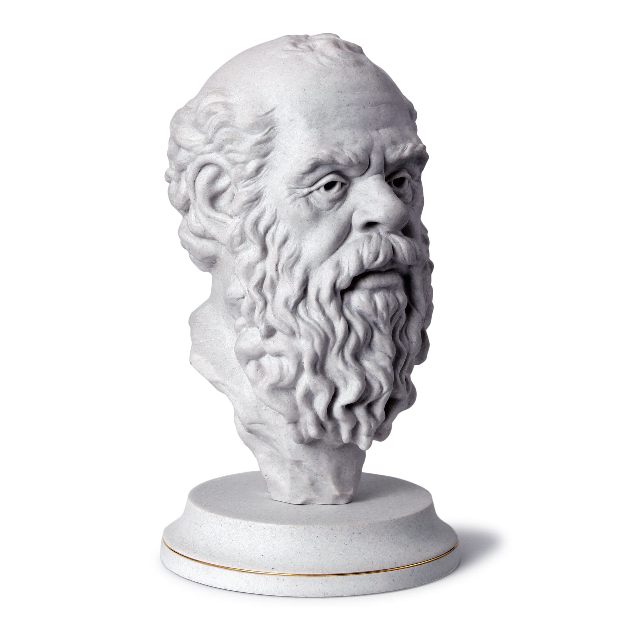 Socrates Sculpture / Bust Greek Philosopher Cast Marble gift