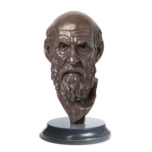 Hippocrates | Sculpture / Bust | Father of Medicine | gift, bookshelf, desk, office