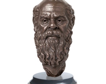 Socrates | Sculpture / Bust | Greek Philosopher | gift, bookshelf, desk, office