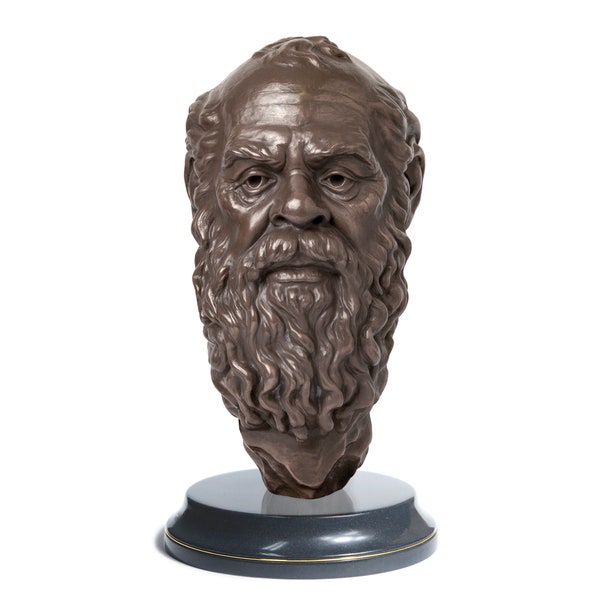 Socrates | Sculpture / Bust | Greek Philosopher | gift, bookshelf, desk, office