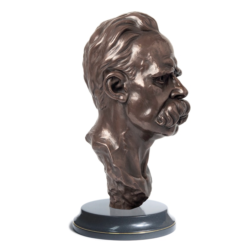 Friedrich Nietzsche Sculpture / Bust Philosopher gift, bookshelf, desk, office image 3