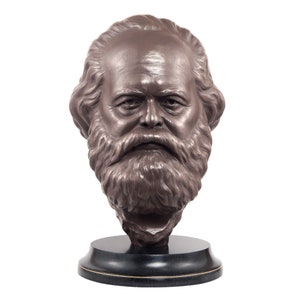 Karl Marx | Sculpture / Bust | Philosopher | gift, bookshelf, desk, office