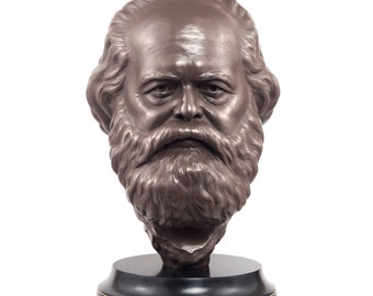 Karl Marx | Sculpture / Bust | Philosopher | gift, bookshelf, desk, office