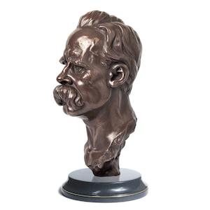 Friedrich Nietzsche Sculpture / Bust Philosopher gift, bookshelf, desk, office image 5