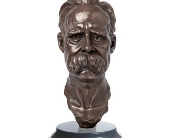 Friedrich Nietzsche | Sculpture / Bust | Philosopher | gift, bookshelf, desk, office