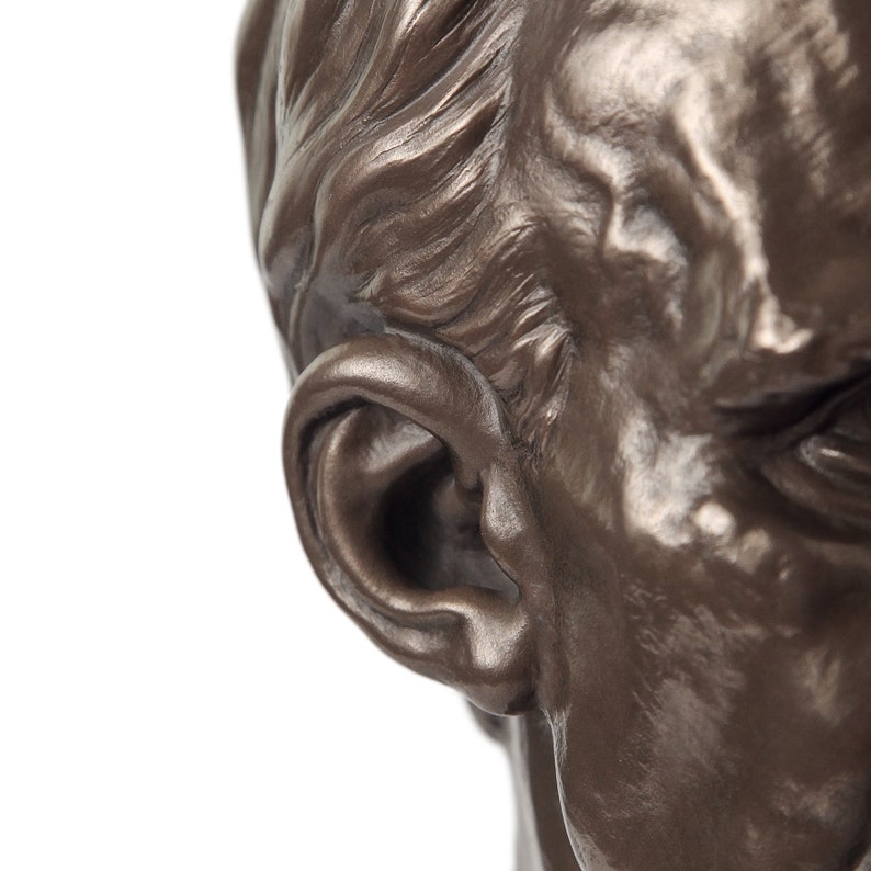Friedrich Nietzsche Sculpture / Bust Philosopher gift, bookshelf, desk, office image 4