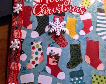 Let It Be Christmas, Junk Journal, Scrapbook, Planner, Diary, Smash Book, Memory Book, Christmas Journal, Keepsake