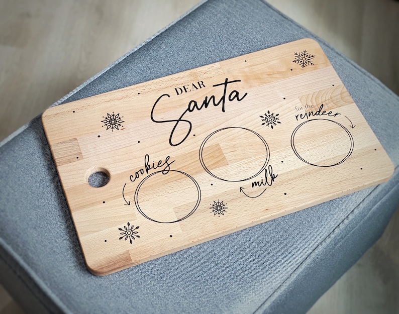 Santa Board SVG Glowforge, Cricut, Silhouette Digital Download image 4