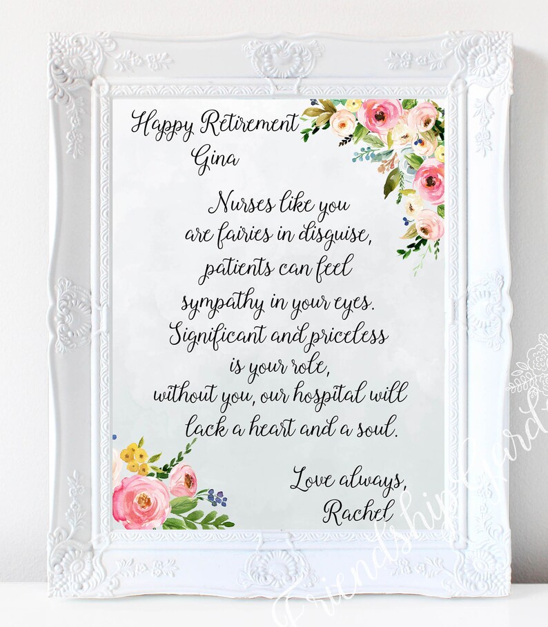Nurse Retirement gifts for Nurse Retirement gift for woman Etsy