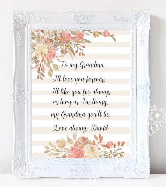 personalized mother's day gifts for grandma