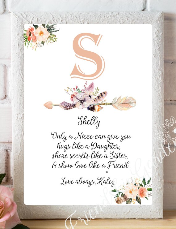 Niece Gift Niece Birthday Gift Gifts For Niece Personalized Etsy