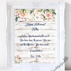 Cadeaux De Retraite Cadeau De Retraite Pour Femme Retraite Etsy