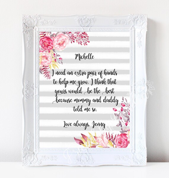 Babysitter Geschenk Fur Babysitter Geburtstag Nanny Geburtstag Etsy