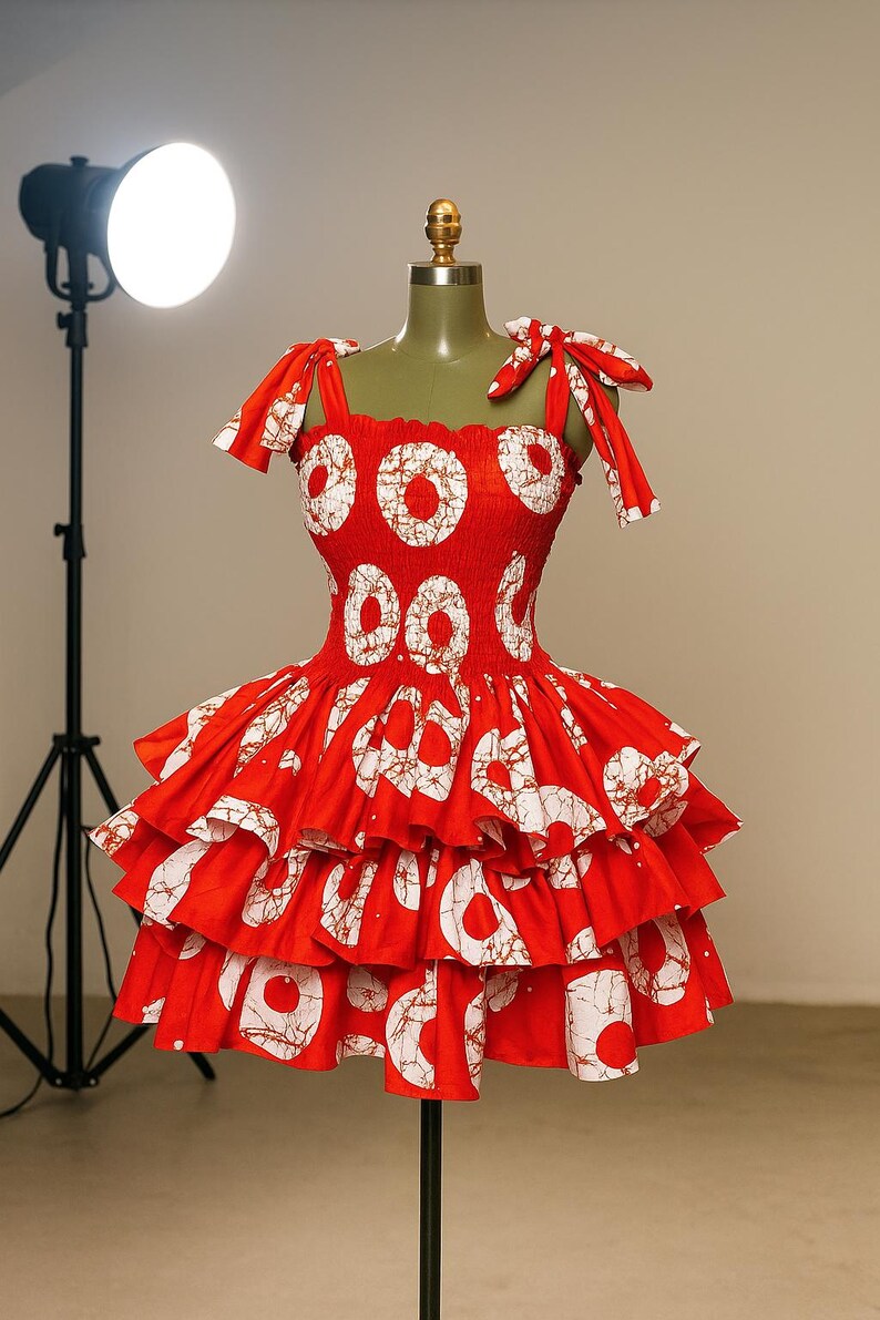 Africa Print short Dress main image 0
