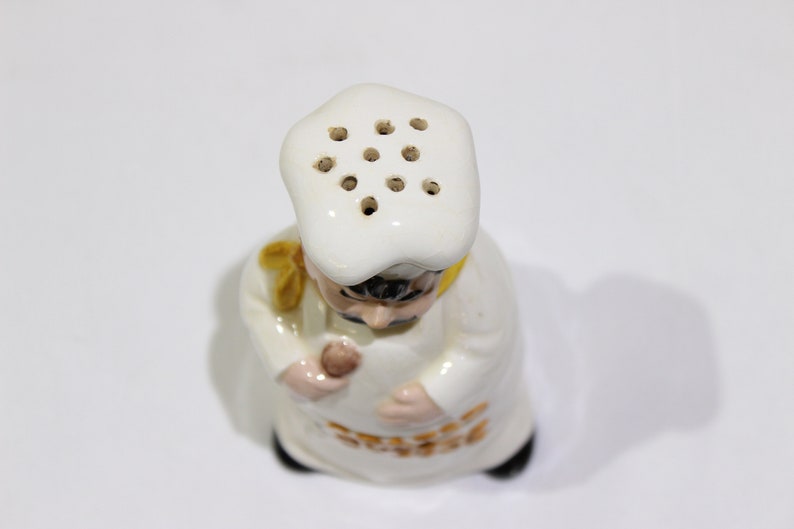 Vintage Italian Chef Grated Cheese Dispenser Chef Figurine Etsy