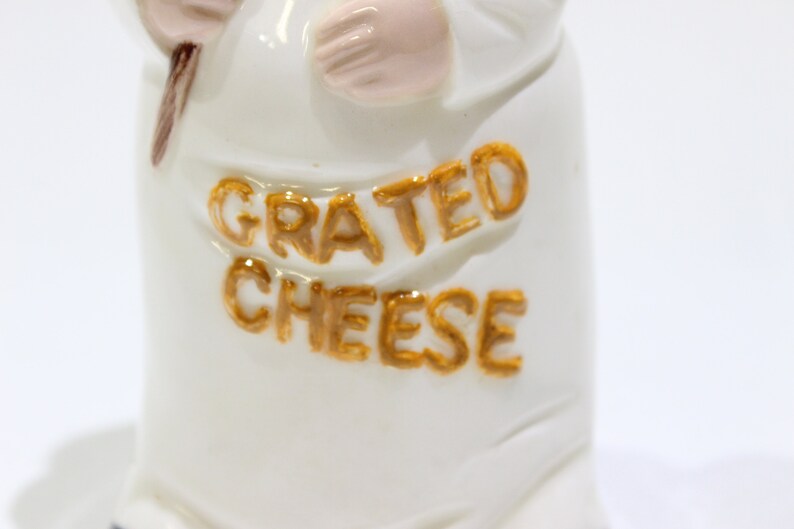 Vintage Italian Chef Grated Cheese Dispenser Chef Figurine Etsy