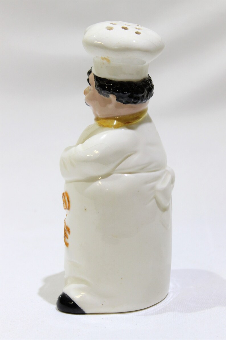 Vintage Italian Chef Grated Cheese Dispenser Chef Figurine Etsy