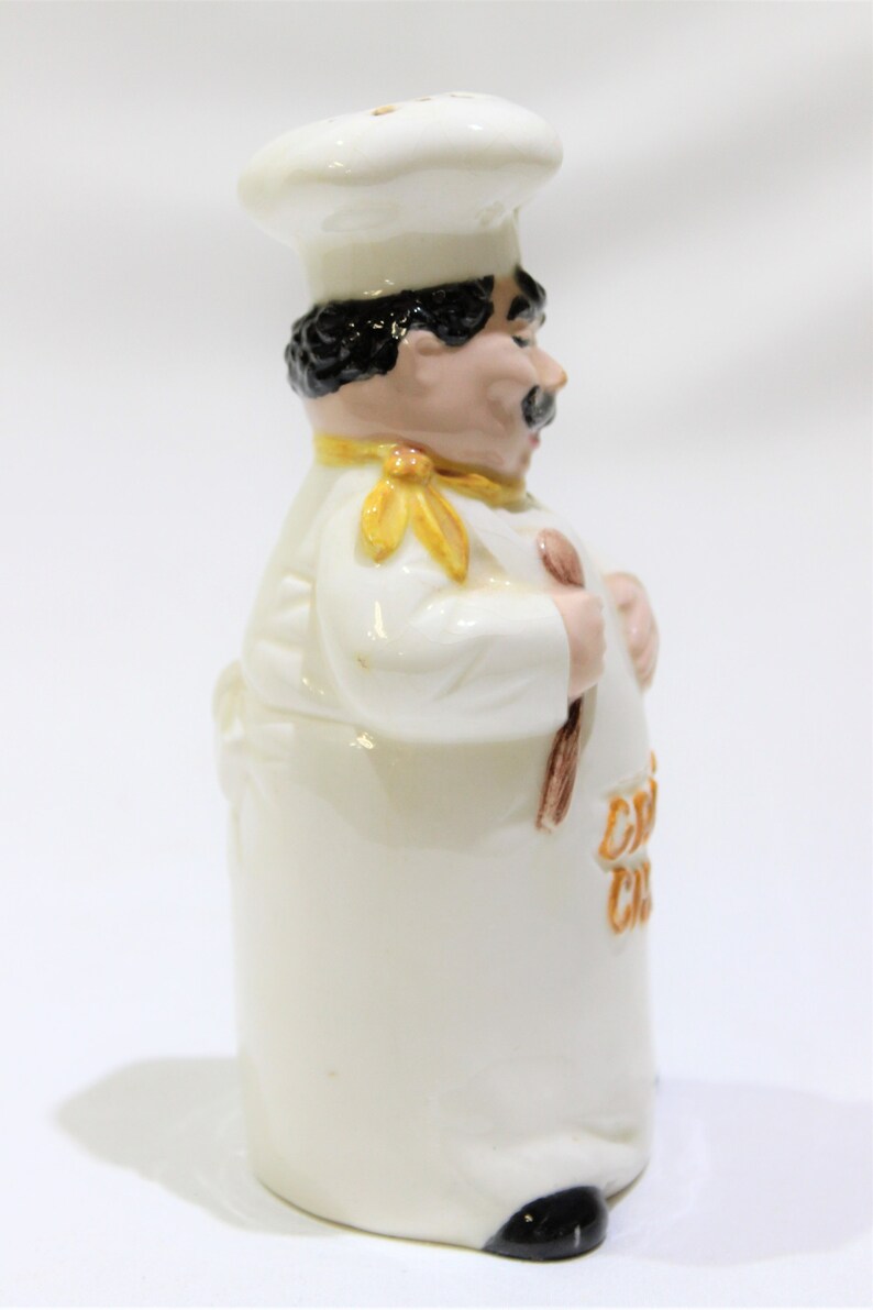 Vintage Italian Chef Grated Cheese Dispenser Chef Figurine Etsy