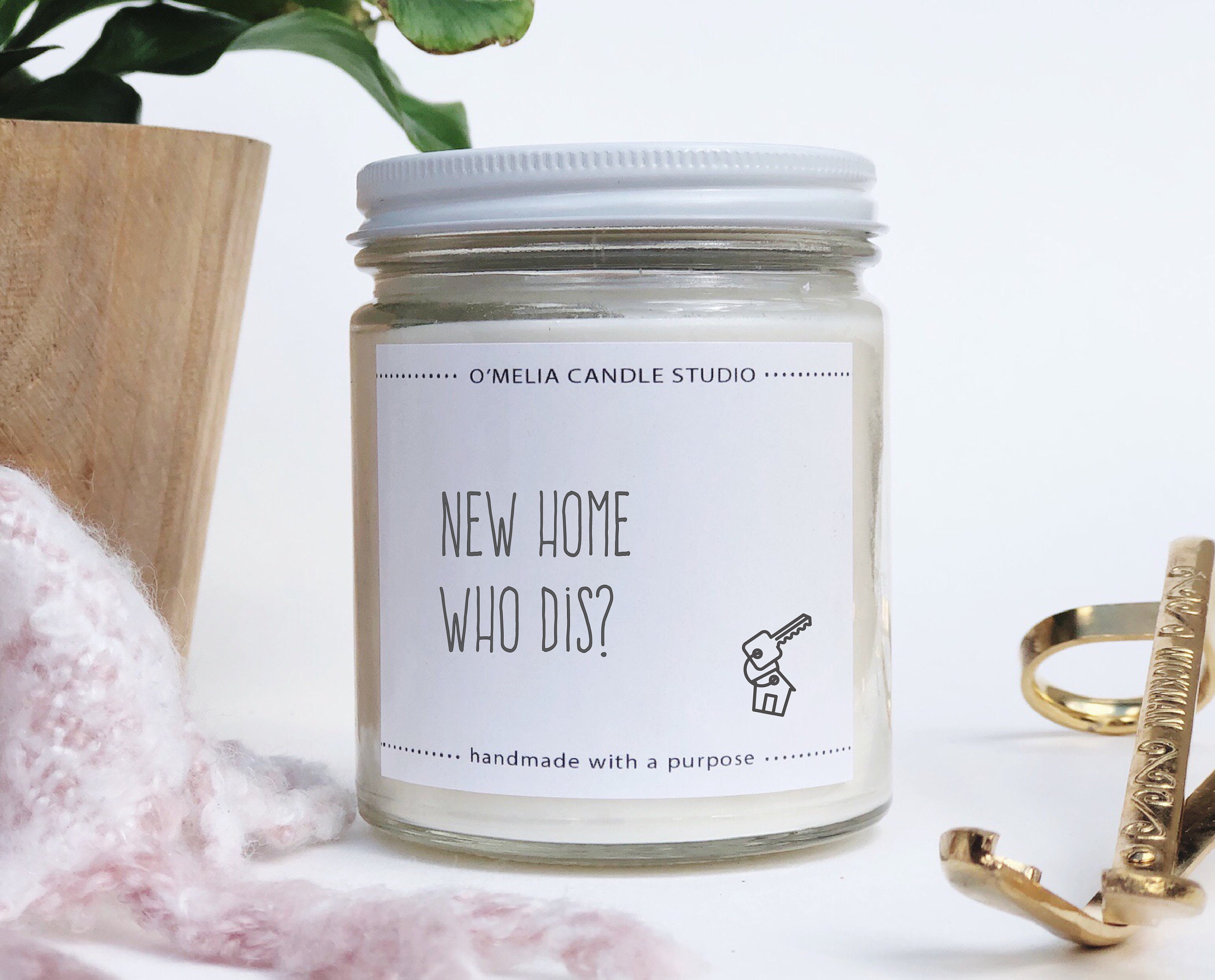 New Home Who Dis | Funny Housewarming Gift | Housewarming Candle | Ho…