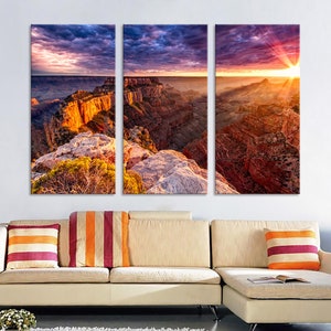 Grand Canyon Wall Art Grand Canyon Wall Decor Grand Canyon Canvas Grand Canyon Print Grand Canyon Poster Grand Canyon Photo Sunset Artwork