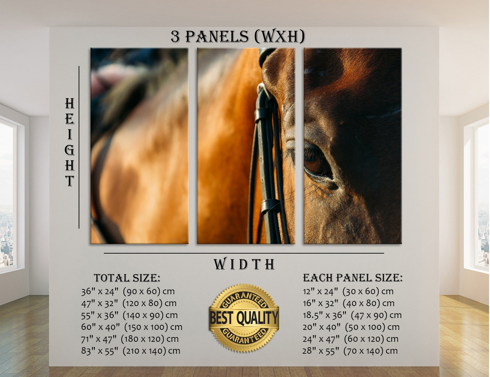 Horse Eye Wall Art Horse Wall Decor Horse Canvas Horse Print Etsy