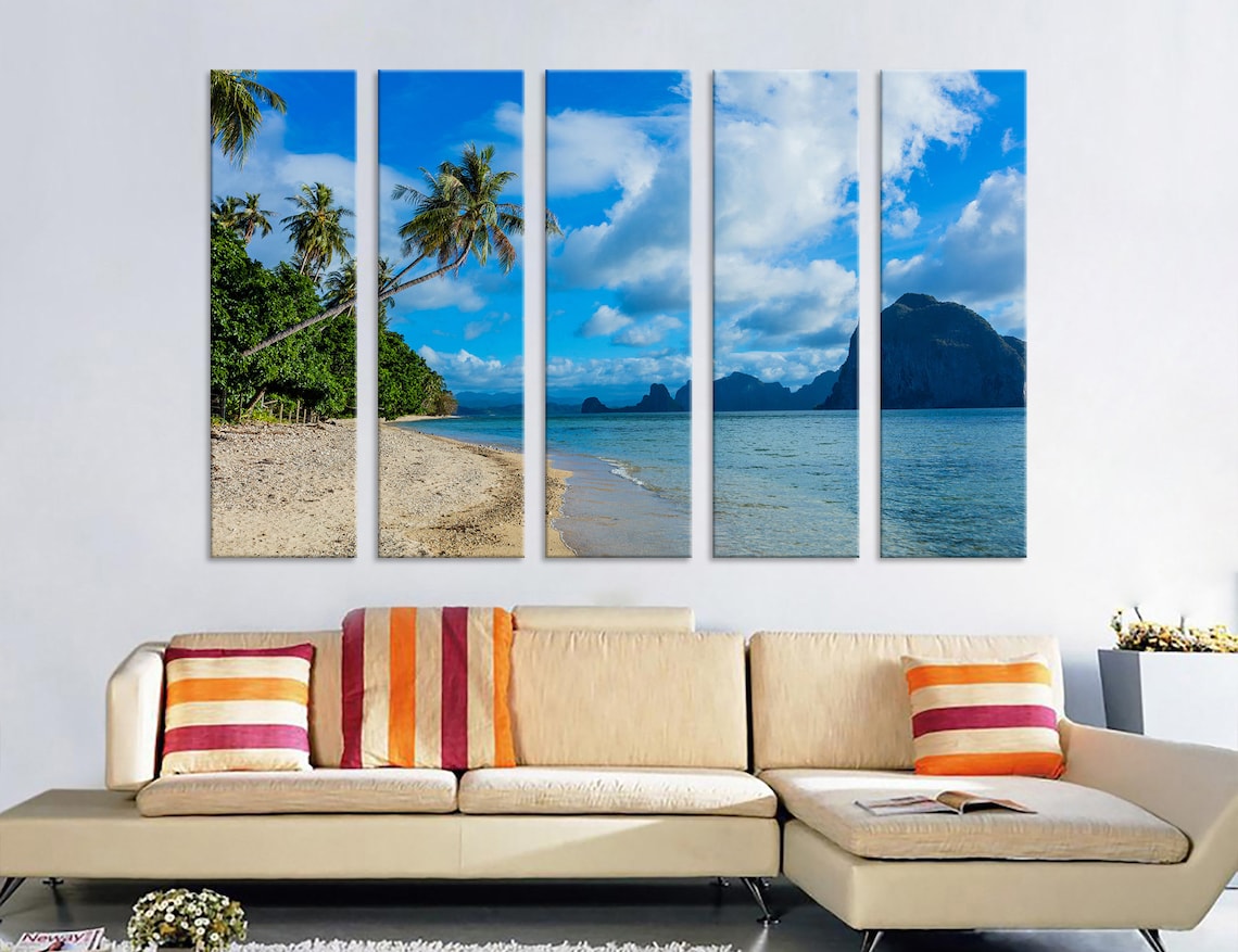 Seaside Wall Art Set Seaside Wall Decor Seaside Art Print Etsy
