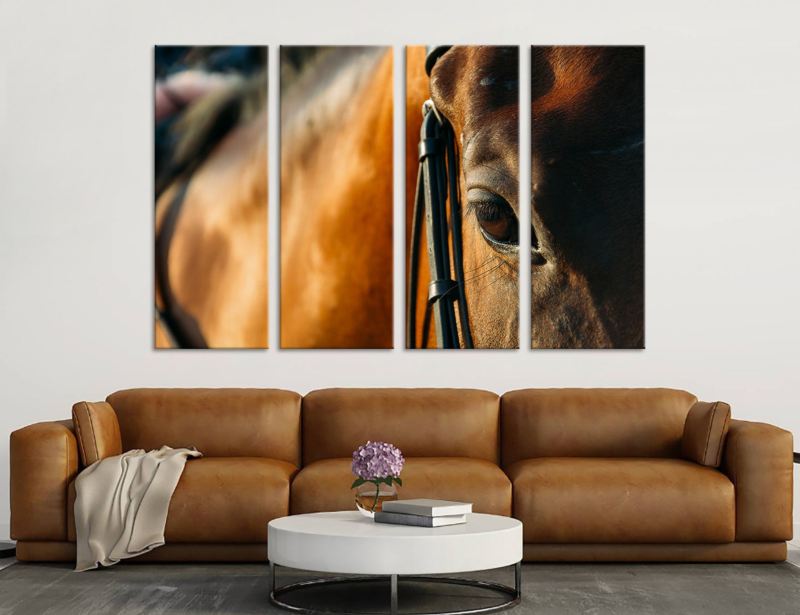 Horse Eye Wall Art Horse Wall Decor Horse Canvas Horse Print Etsy