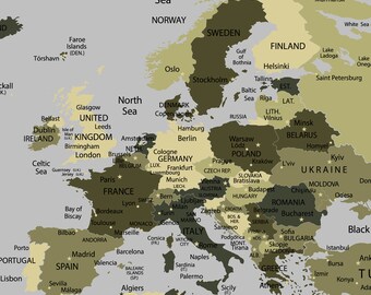 世界地図と名所 世界各国の『絶対に訪れるべき場所』が一発で分かる地図がこれだ