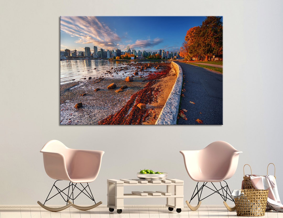 Vancouver Art Vancouver Wall Art Vancouver Canvas Vancouver Etsy