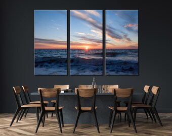 Sunset Storm Wall Art Storm Canvas Set Storm Decor Storm Home Decor Storm Photo Storm Poster Storm Print Storm Wall Art Storm Wall Decor Wal