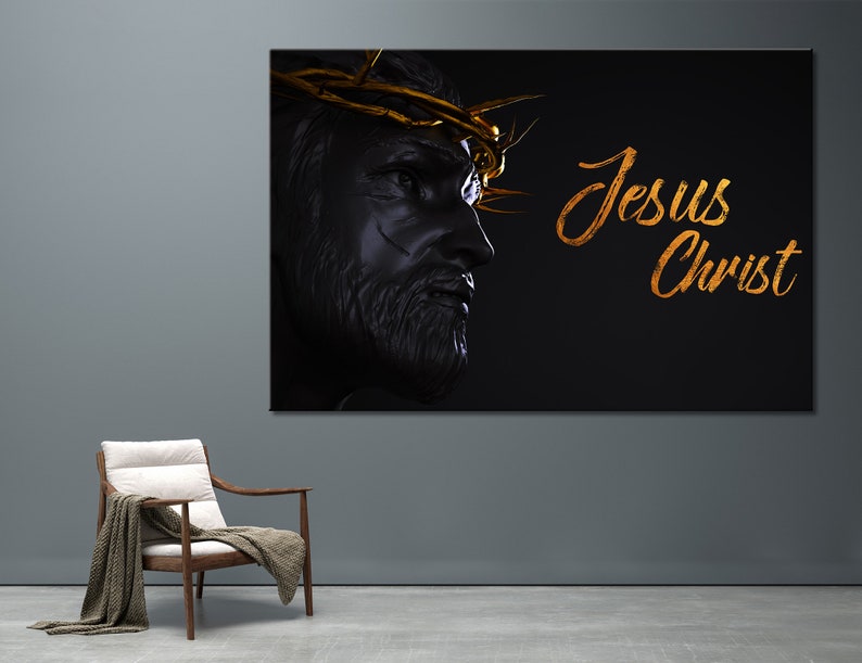 Jesus Christ Wall Art Jesus Christ Wall Decor Jesus Christ Etsy