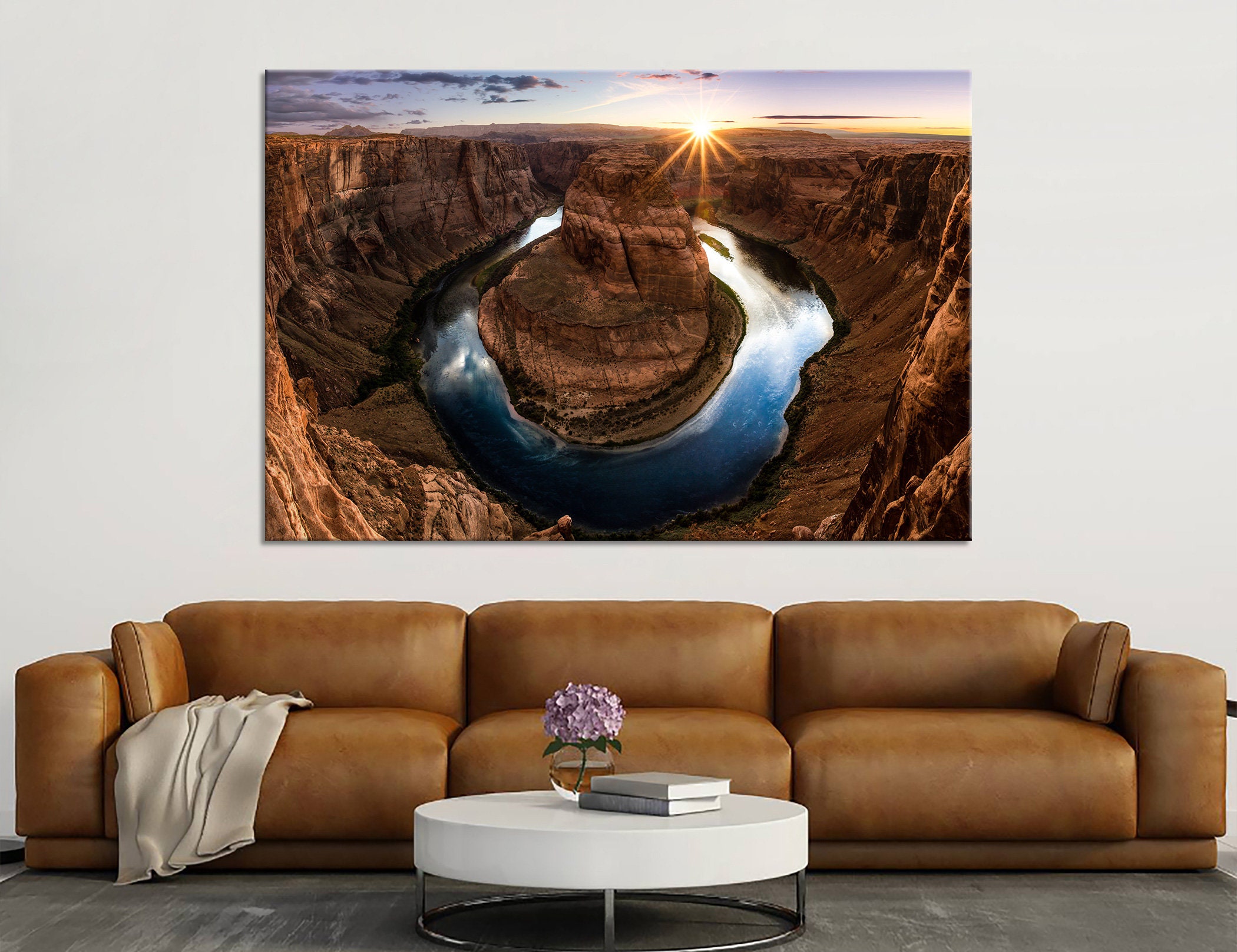 Horseshoe Bend Horseshoe Horseshoe Canvas Horseshoe Bend - Etsy